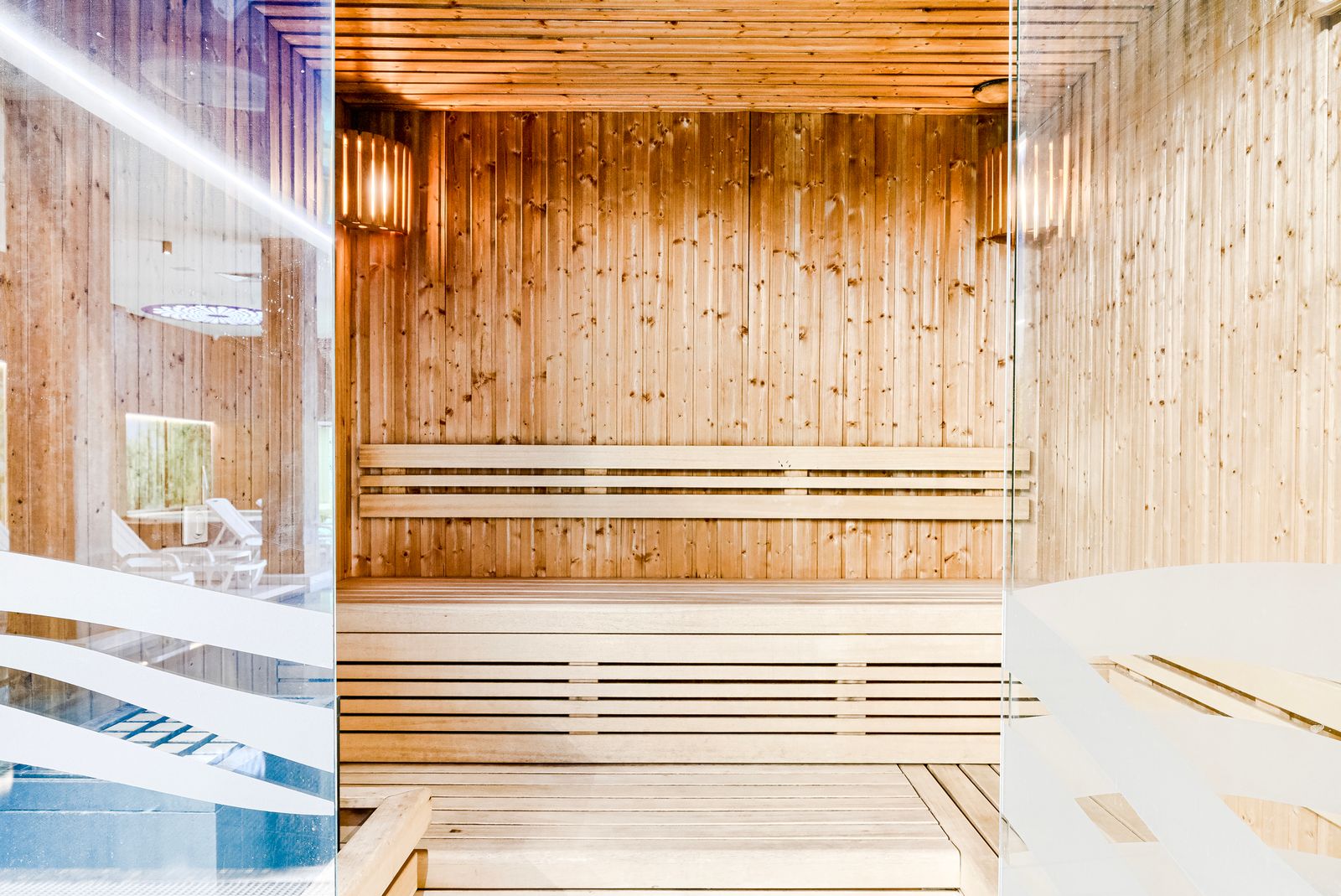 Sauna w strefie SPA